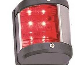 FANALE DI VIA LED ROSSO 112,5° PLASTICA