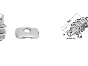 CHIUSURA GAVONI INOX LUCCHETTO DE LUXE