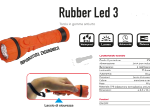 RUBBER LED 3 - 2AA