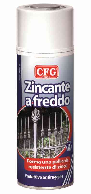 SPRAY ZINCANTE A FREDDO CHIARO 400 ML.
