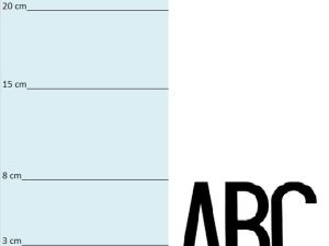 LETTERA   B  SCONTORNATA H. 8 CM
