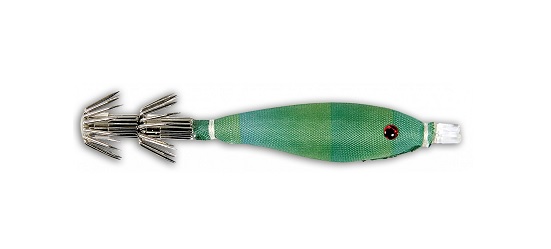 NATURAL SOFT SQUID CM. 6,5 COL. GREEN KC5