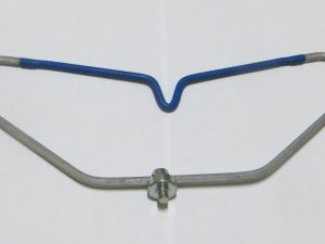 REGGICANNA A "V" CENTRALE ALLUMINIO