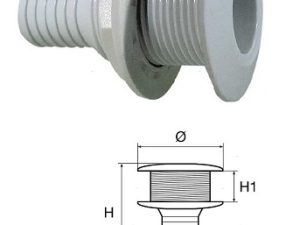 OMBRINALE IN PLASTICA PER TUBO DA MM.15