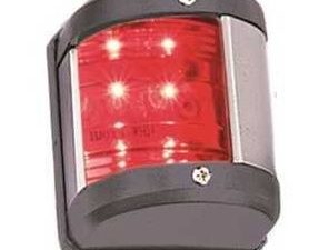 FANALE DI VIA LED ROSSO 112,5° PLASTICA