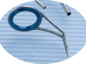 ANELLI FASCIA METALLICA PIETRA BLU MM. 11