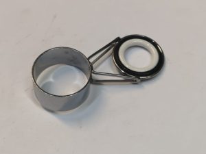 ANELLI FASCIA METALLICA PIETRA NERA MM. 28