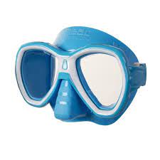 MASCHERA ELBA SILICONE AZZURRO AZZURRA