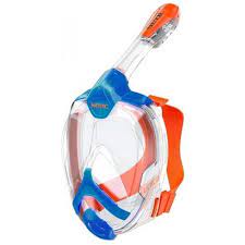 MASCHERA UNICA RAGAZZO BLU/ARANCIO