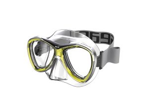 MASCHERA SEAC AMALFI IN SILICONE TRASP. GIALLA