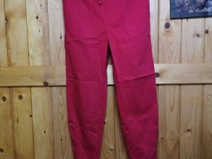 PANTALONE COTONE SLAM  TAGLIA XL ROSSO